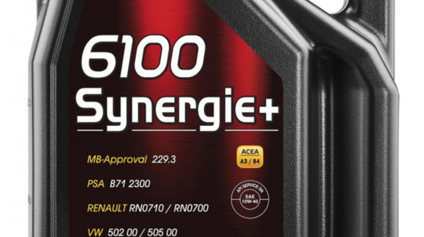 Ulei Motor Motul 6100 Synergie+ 10W-40 5L 108647