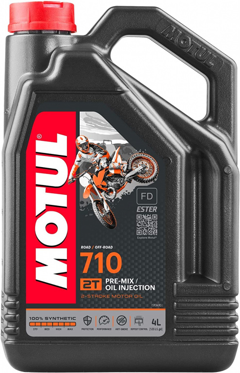 Ulei Motor Motul 710 2T 100% Synthetic Ester FD 4L 104035