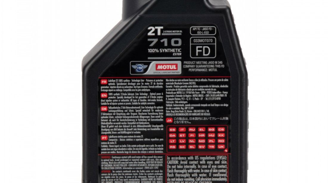 Ulei motor Motul 710 2T Synthetic Ester FD 1L 104034