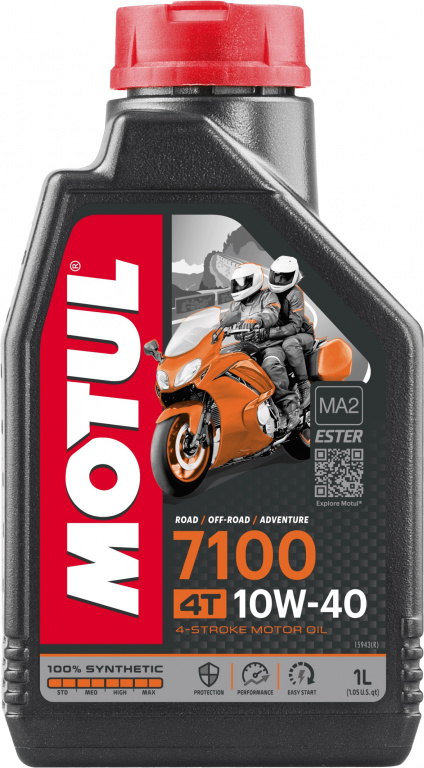 Ulei Motor Motul 7100 4T 100% Syntetic 10W-40 1L 104091