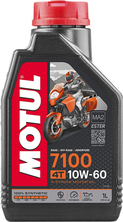 Ulei Motor Motul 7100 4T 100% Syntetic 10W-60 1L 104100