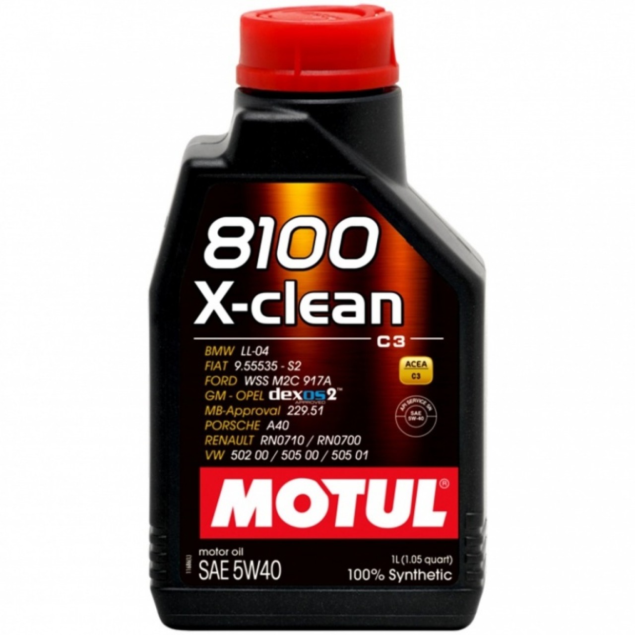 Ulei motor Motul 8100 X-Clean 5W-40 1L