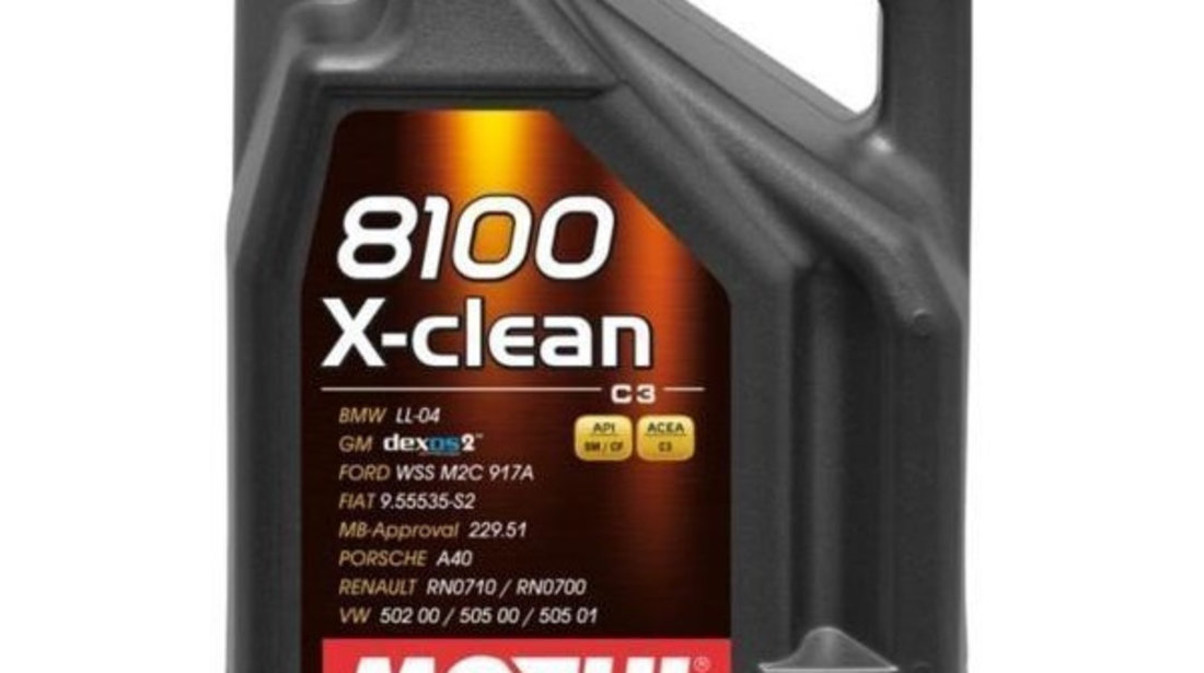 Ulei Motor Motul 8100 X-Clean 5W-40 5L 102051