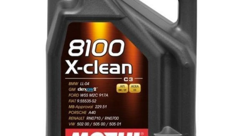 Ulei Motor Motul 8100 X-Clean 5W-40 5L 102051