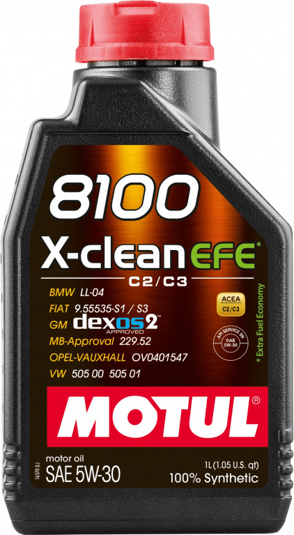 Ulei Motor Motul 8100 X-Clean EFE 5W-30 1L 109470