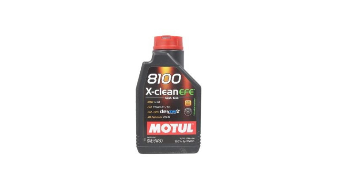 Ulei motor Motul 8100 X-Clean EFE 5W30 1L 8100XCLEANEFE5W301L piesa NOUA