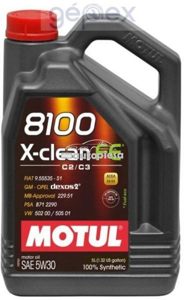 Ulei motor Motul 8100 X-Clean FE 5W30 5L 8100 X-CLEAN FE 5W30 5L piesa NOUA
