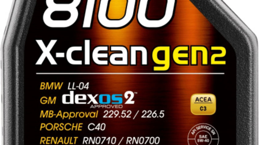 Ulei Motor Motul 8100 X-Clean Gen2 5W-40 1L 109761