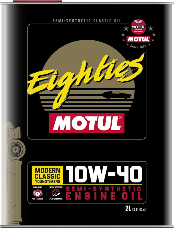 Ulei Motor Motul Classic Eighties 10W-40 Modern Classic Semi-Synthetic 2L 110619