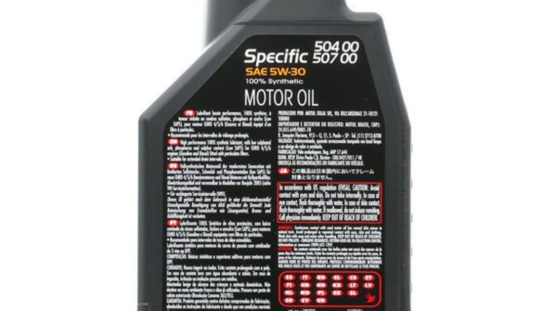 Ulei Motor Motul Specific 504 00 507 00 5W-30 1L 106374