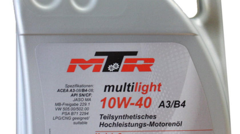 Ulei motor Mtr Multilight 10W-40 4L