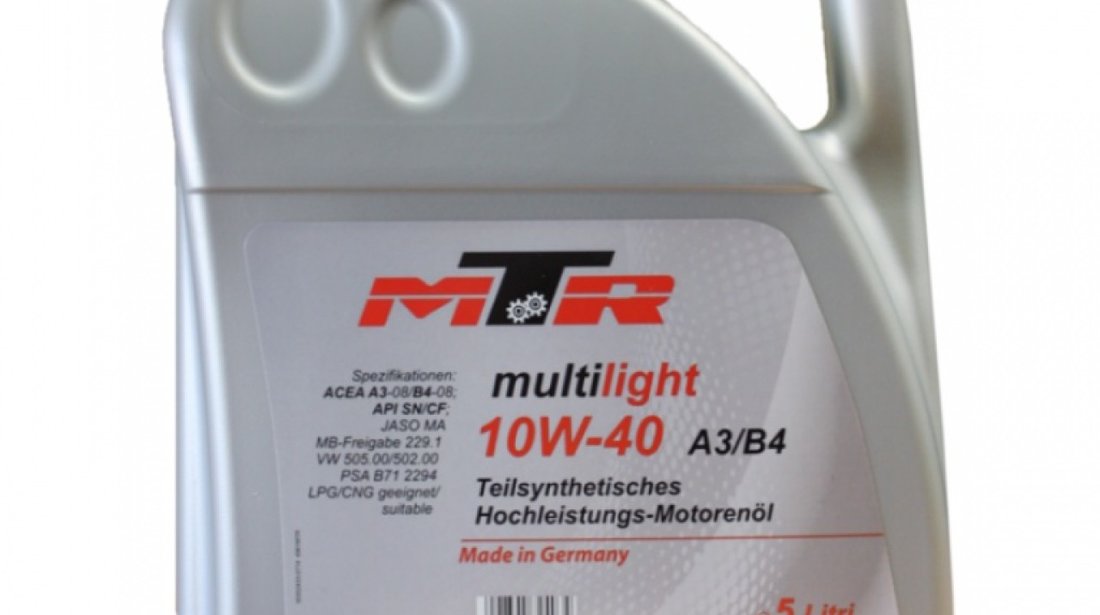 Ulei motor Mtr Multilight 10W-40 5L