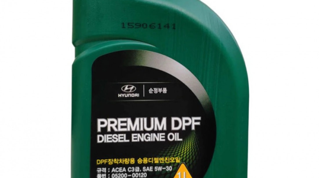 Ulei Motor Oe Hyundai Premium Dpf Diesel Engine Oil 5W-30 1L 05200-00120