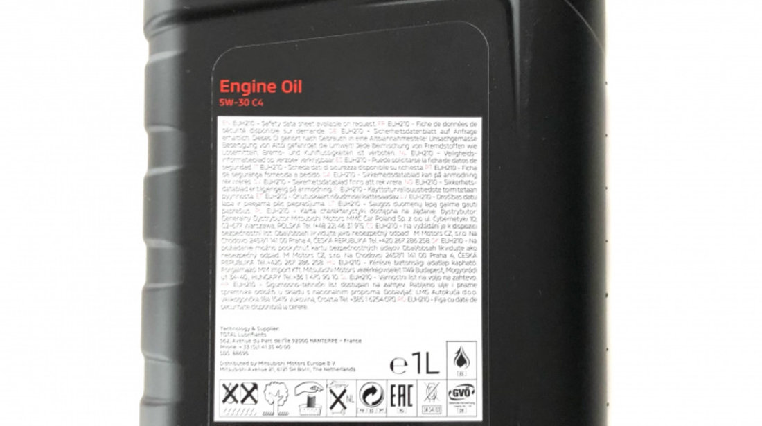 Ulei Motor Oe Mitsubishi Engine Oil 5W-30 C4 1L MZ320930
