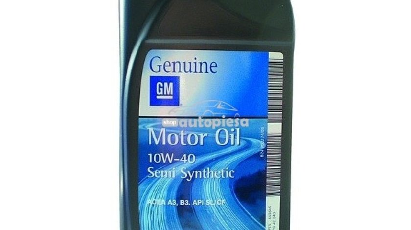 Ulei motor original OPEL GM 10W40 1L 1942043 - produs NOU