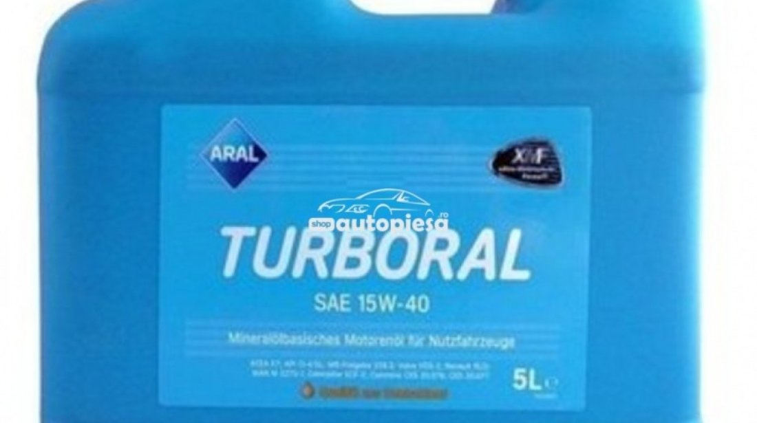 Ulei motor pentru camioane ARAL Turboral 15W40 5 L 15554B piesa NOUA