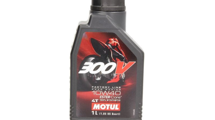 Ulei motor pentru motociclete Motul 300V Factory Line 10W40 1L 300VFL10W401L piesa NOUA