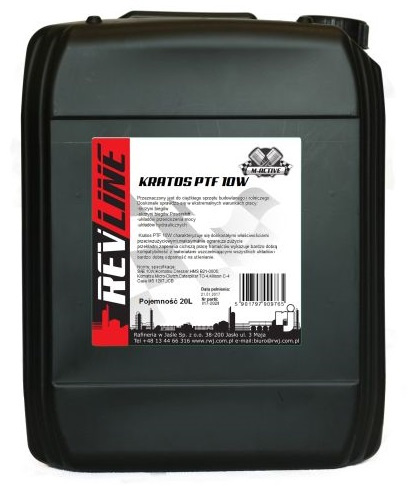 Ulei Motor RWJ Rev Line Kratos PTF 10W 20L