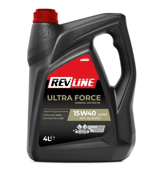 Ulei Motor RWJ Rev Line Ultra Force 15W-40 4L MINERAL 15W40 4L