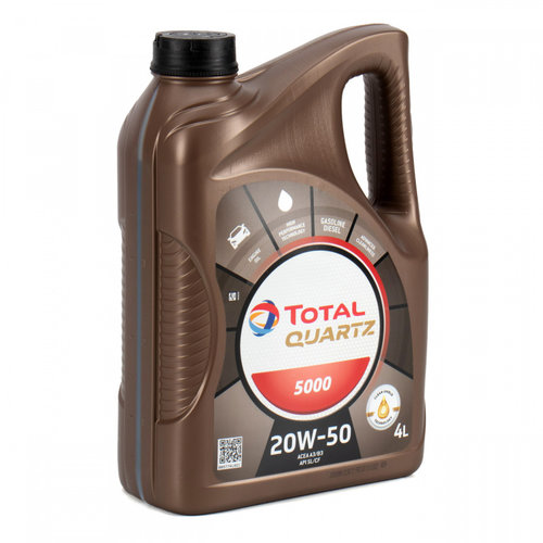 Ulei Motor Total Quartz 5000 20W-50 4L