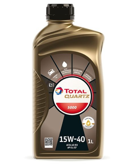 Ulei motor TOTAL Quartz 5000 Energy 15W40 1L 167959 piesa NOUA