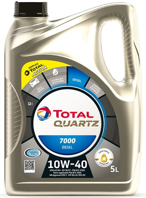 Ulei Motor Total Quartz 7000 Diesel 10W-40 5L