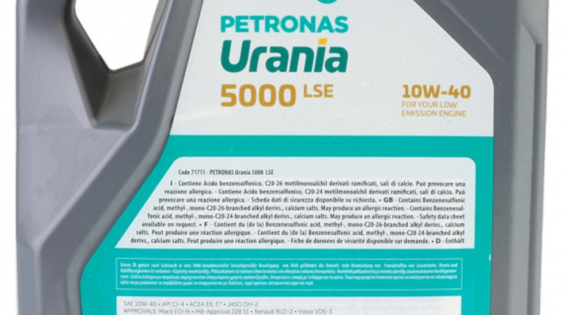 Ulei Motor Urania 5000 LSE 10W-40 (Urania LD9) 5L FSEL71711MK2EU