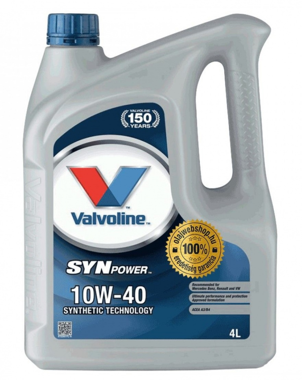 Ulei Motor Valvoline Synpower 10W-40 4L