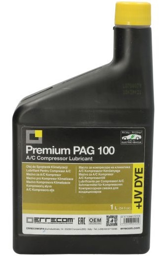 Ulei Pentru Sistemele De Aer Conditionat Errecom Premium PAG 100 1L ER OL6008.K.P2