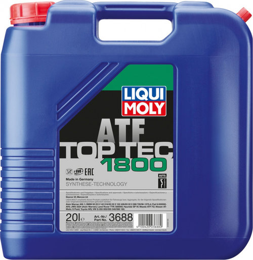 Ulei transmisie automata Liqui Moly Top Tec ATF 1800 20L 3688