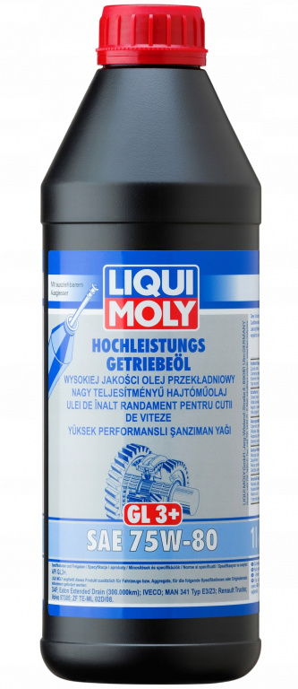 Ulei Transmisie Manuala Liqui Moly 75W-80 API GL3+ 1L 20464