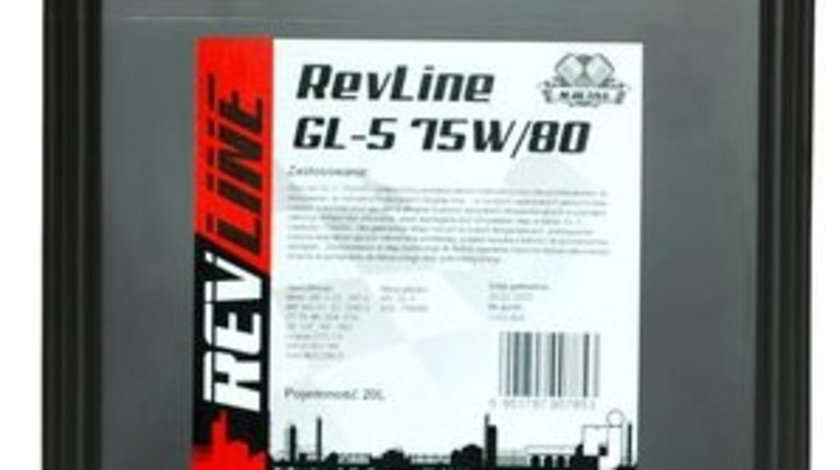 Ulei Transmisie Manuala RWJ Rev Line 75W-80 GL-5 20L REV. SEM. GL-5 75W80 20L