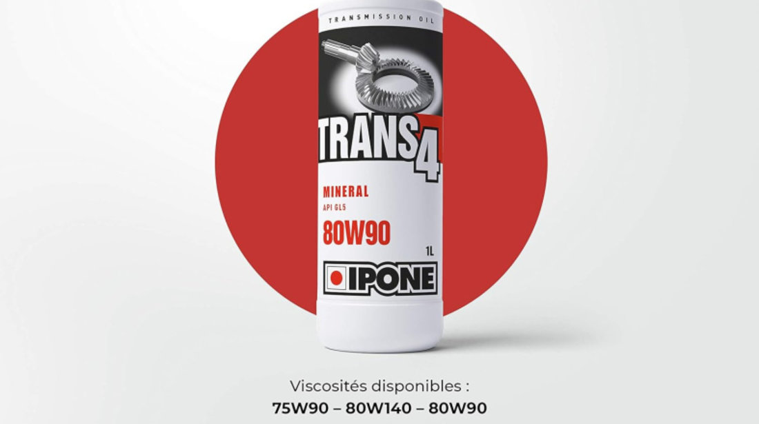 Ulei Transmisie Moto Ipone Trans 4 80W-90 1L 800194