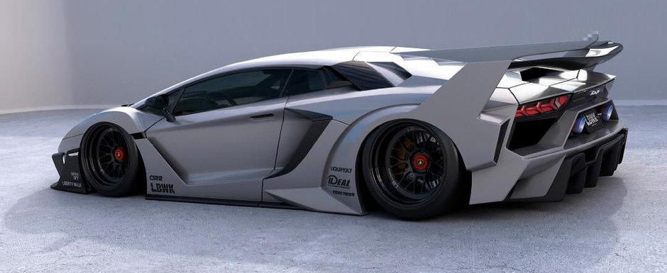 Ultimul bodykit dezvoltat de Liberty Walk pentru Aventador este SF. Poate costa chiar si 187.000 de dolari Ultimul bodykit dezvoltat de Liberty Walk pentru Aventador este SF. Poate costa chiar si 187.000 de dolari