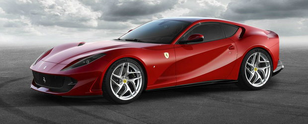 Ultimul Ferrari V12 aspirat debuteaza cu 800 CP sub capota si... un nume super-stupid
