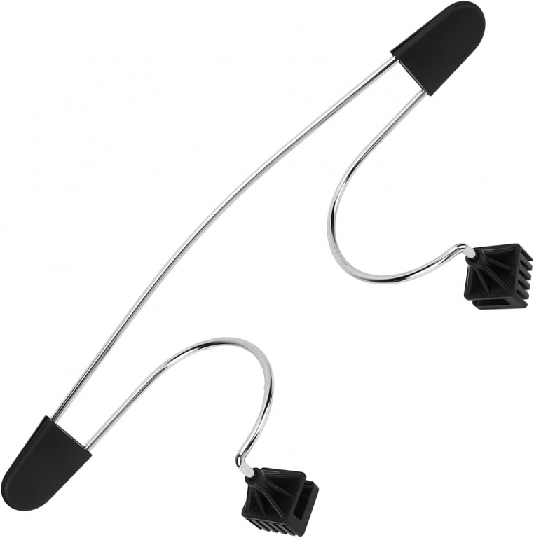 Umeras Spatar Scaun Auto Pentru Tetiera Auto Din Otel, Universal, Antialunecare, Crom, 46 cm RAZ173