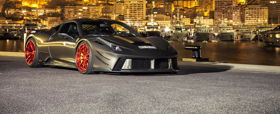 Un 458 Italia cu 'masca' de LaFerrari si 615 CP sub capota Un 458 Italia cu 'masca' de LaFerrari si 615 CP sub capota