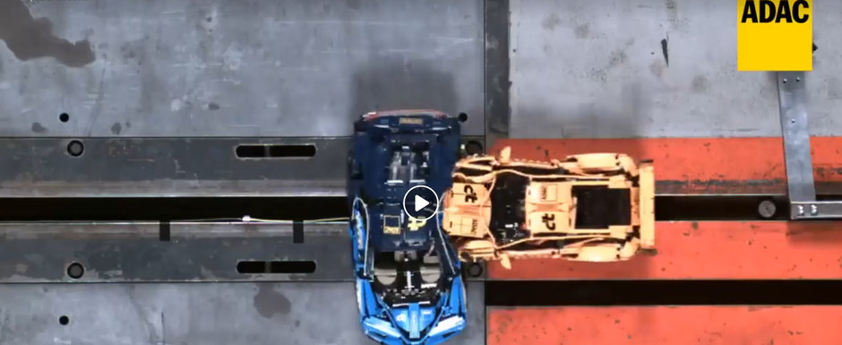 Un alt fel de crash test. Uite cum se comporta la impact masinile din LEGO Un alt fel de crash test. Uite cum se comporta la impact masinile din LEGO
