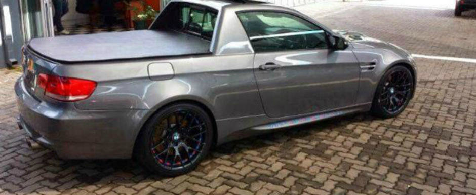 Un altfel de tuning: BMW M3 Coupe transformat in... M3 Pick-Up