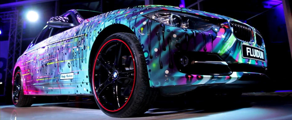 Un altfel de tuning: BMW-ul Seria 3 transformat... in Art Car