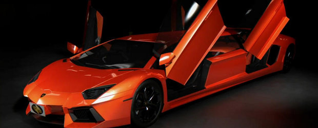 Un altfel de tuning: Lamborghini Aventador transformat in... limuzina