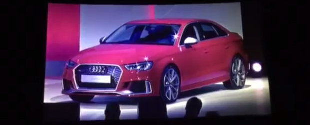 Un Audi RS3 Sedan e pe vine. Noul model ar avea 400 CP sub capota