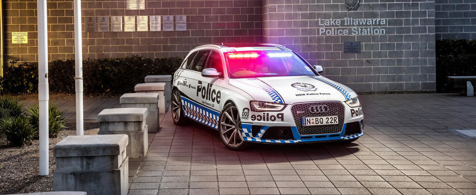 Un Audi RS4 Avant e cel mai nou membru al politiei din Australia Un Audi RS4 Avant e cel mai nou membru al politiei din Australia