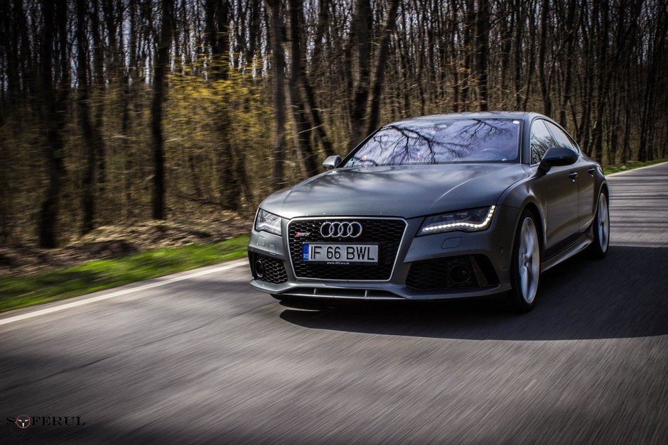 Un Audi RS7 Performance din Romania are mai multi cai decat cei oficiali, fara modificari Un Audi RS7 Performance din Romania are mai multi cai decat cei oficiali, fara modificari
