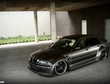 Un BMW E46 modificat!