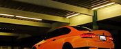 Un BMW M3 E92 portocaliu mat, gata de Halloween