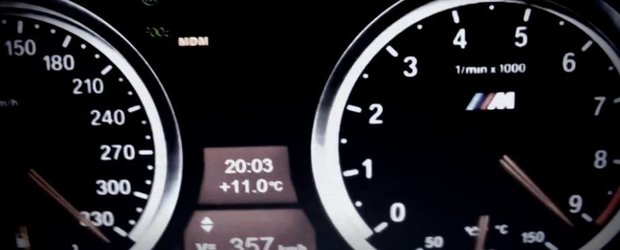 Un BMW M3 prinde 357 km/h
