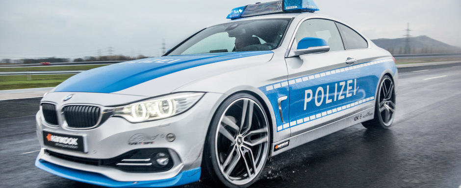 Un BMW Seria 4 Coupe modificat este noua vedeta a Politiei Germane Un BMW Seria 4 Coupe modificat este noua vedeta a Politiei Germane