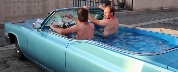Un Cadillac DeVille din '69 e cea mai rapida piscina din lume