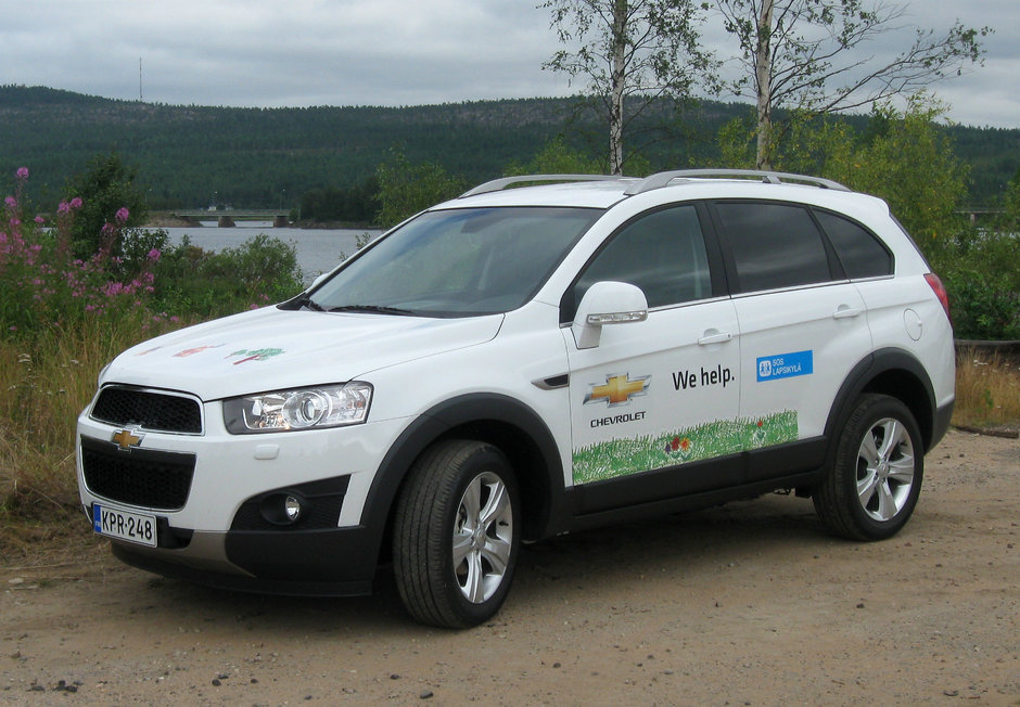 Un Chevrolet Captiva pentru copiii din Laponia